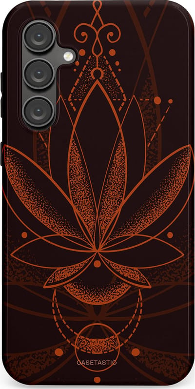 Casetastic Hoesje Geschikt voor Samsung S23 FE - Stijlvolle Beschermende Duo-layer Case - Lotus Groei