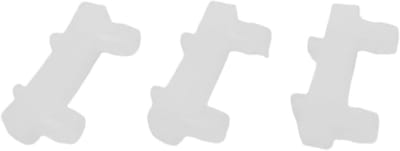 Vervangende Rubber Bussen - Schokdemper Onderdelen - Blender Reparatie - Set van 3 Stuks - 50 gram - Wit