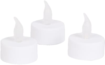 Theelichtjes - Waxinelichtjes LED - Theelichten - Op batterijen - LED verlichting - Kaarsjes - 24 stuks - wit