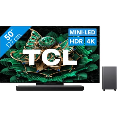 TCL 50" QD Mini-led C71K 4K (2025) + TCL S55H 2.1 Soundbar