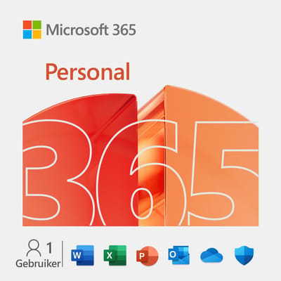 Microsoft Office 365 Personal - 1 Gebruiker - 5 apparaten - Meertalig - Jaarabonnement - Download