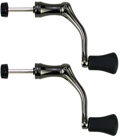 Dailygoods- Vissen Handvat Volledig Metalen - Vissen Swivel Reel - Rocker Grip - Compatibel met Vismolens - Diverse Maten - Schacht met Perfecte Pasvorm - Visreel