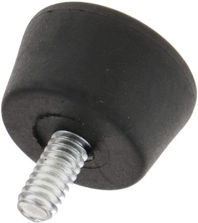 Rubber voetpad voor statief en monopod, 6.35mm spike-buffer, universele schroefaccessoires voor stabiliteit en grip