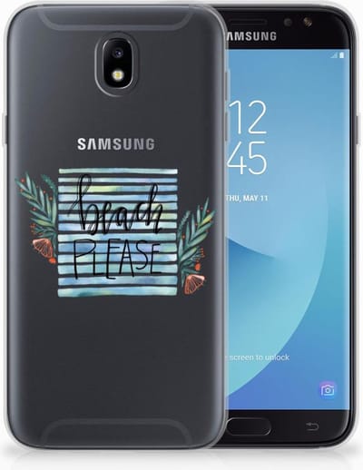 Samsung Galaxy J7 2017 | J7 Pro Telefoonhoesje met Naam Boho Beach