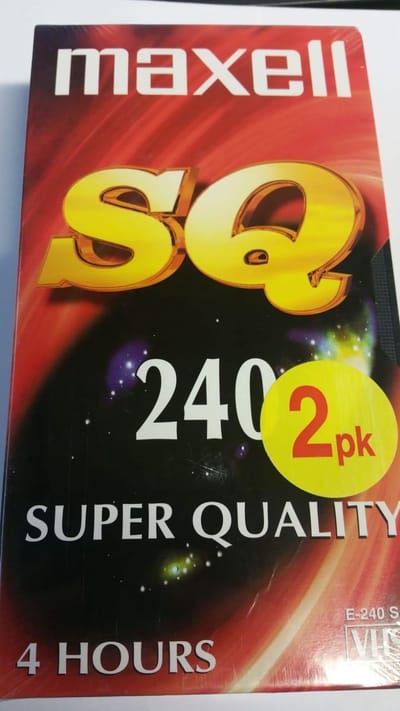 VHS videoband Maxell E-240 SQ (2 pack)