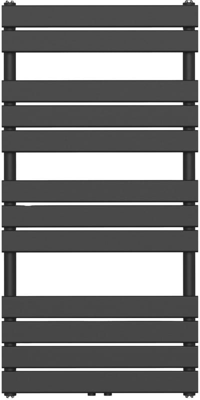 BELRAD Badkamer radiator 1200x600mm - Zwart - Middenaansluiting - 681W