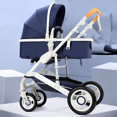 Kinderwagen - Buggy - Baby Vervoer - Lichtgewicht Aluminium Frame - 87 x 61 x 109 cm - Blauw