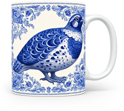 Mok Ptarmigan Beker voor koffie of tas voor thee, cadeau voor dierenliefhebbers, moeder, vader, collega, vriend, vriendin, kantoor, opa, oma, hond, kerst, sinterklaas, verjaardag