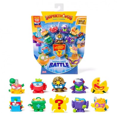 Magic Box Tienpak 9+1 Superthings Kazoom Power Battle Assorti Veelkleurig