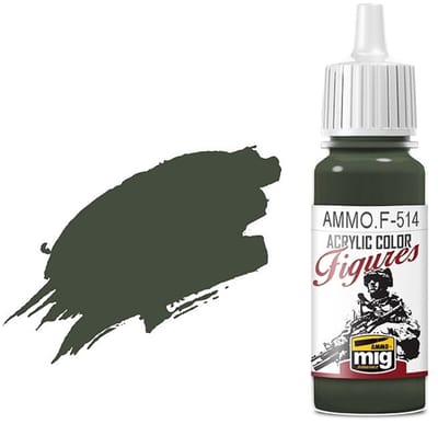 AMMO by Mig Jimenez Hobbyverf Acrylverf - MIG F514 Field Grey Shadow FS-34086 - Acryl Verf flesje - 17 ml