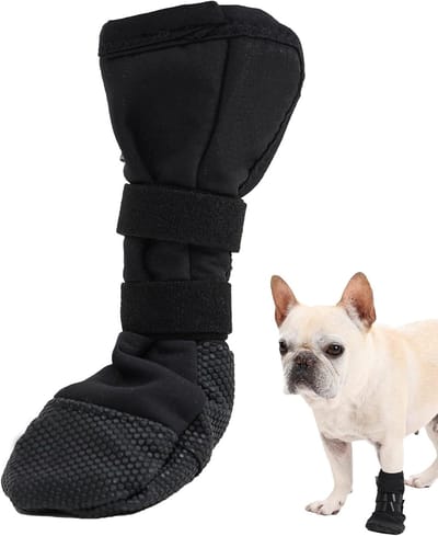 Beschermende sokken van siliconen voor honden, schoenen voor honden, beschermende laarzen voor honden, chirurgische bescherming tegen letsel, beschermende laarzen voor puppy's, klein, medium (M)