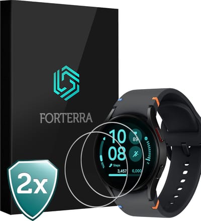 Screenprotector - 2 Stuks Geschikt voor Samsung Galaxy Watch 7 (40 mm) - Sterk & Shockproof - Tempered Glass - Gehard Glas - Beschermglas Screen Cover - Bescherm Protector voor Smartwatch