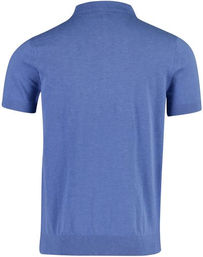New Zealand poloshirt blauw 100% katoen