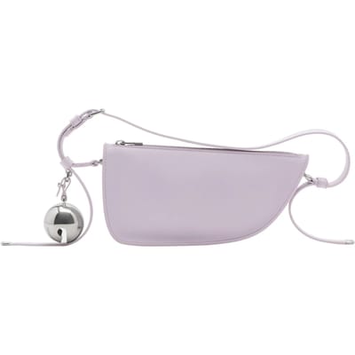 Burberry Mini Shield Sling Bag Haze Purple