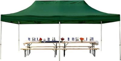 3x6 m Easy Up partytent Vouwpaviljoen, PROFESSIONAL alu 40mm, donkergroen