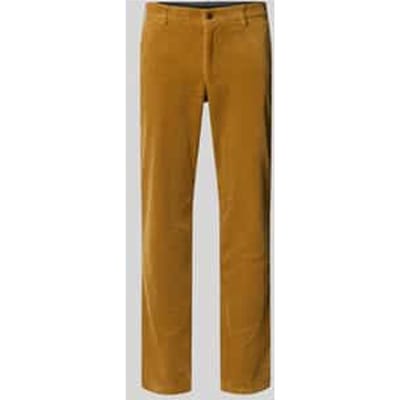 Straight fit corduroy broek met Franse steekzakken