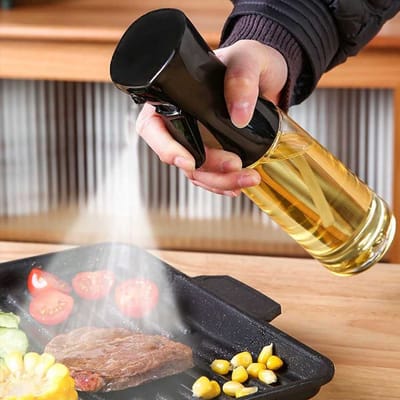 1 stuk Oil Spray Bottle Kitchen Cooking Olive Oil Dispenser Camping BBQ Baking Vinegar Soy Sauce Sprayer 300ML