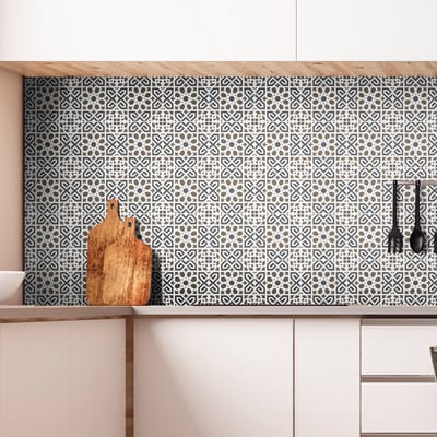 Zelfklevende tegelmuurstickers voor keuken en badkamer - 30 Azulejos Agostinho tegelstickers - 30 stickers 20x20cm