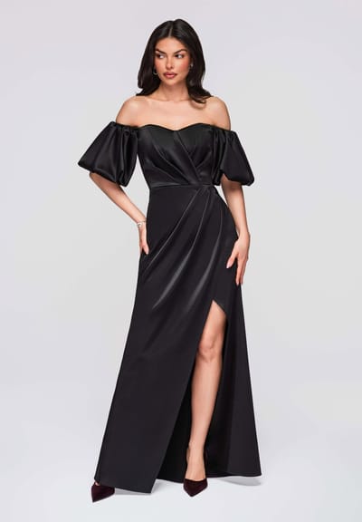 LARICA Jurk - Rits - Effen - Jurk Zwart S