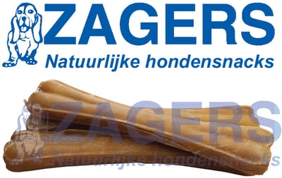 Zagers natuurlijke hondensnacks buffelhuid 3 stuks - 31 cm