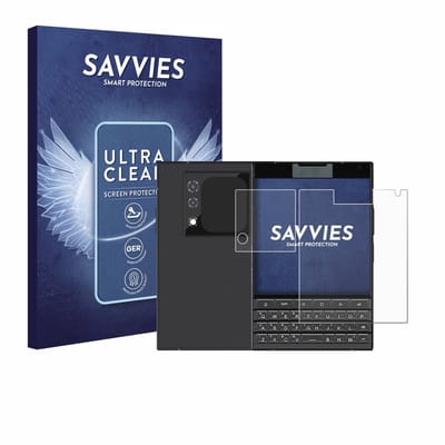 Savvies - Screenprotector voor Unihertz Titan 2 (Voor+Camera) - Folie Beschermfolie transparant 18 Stuks