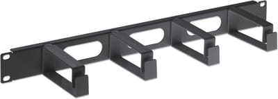 Intellinet 711074 19 inch Kabelgeleiding voor patchkast 1 HE Zwart (RAL 9005)