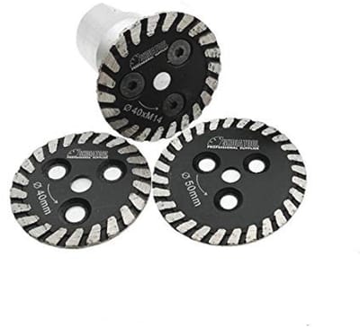 Diamant Turbo Mini Zaagbladen 40mm en 50mm - Set van 3 voor Snijden en Graveren