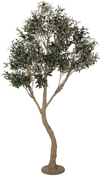 Clayre & Eef Kunst Olijfboom 250 cm Groen Kunststof