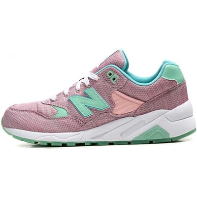 New Balance Nb 580 Sport Trend Stof Lage Top Marathon Hardloopschoenen Dames sneaker Grijs Roze Rood WRT580SA 37 gray