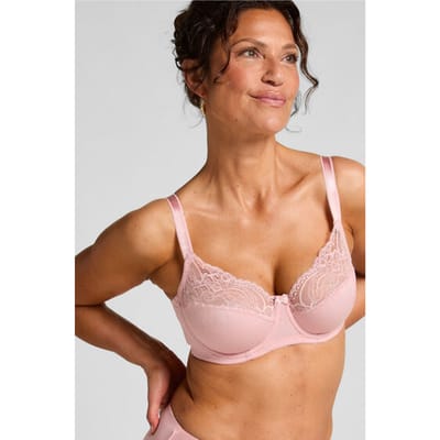 Hunkemöller Dames Lingerie Niet-voorgevormde beugel bh Sophie - Roze - maat C80