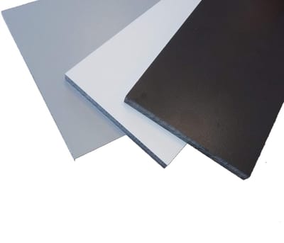 Gevelplaat Balkonplaat - HPL Plaat - Buitenafwerking - UV-bestendig Hoge Druk - 100x50x06cm - Grafiet Grijs