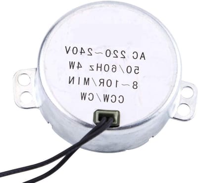 Synchronous motor voor diverse toepassingen, 220 V 240 V AC, 4 W, 8-10 RPM, ideaal voor hobbyprojecten en machines
