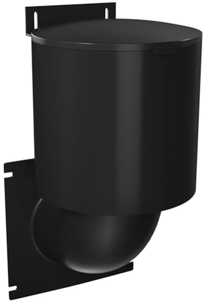 Droogventilatiehoes 10 cm (zwart) - UV-bestendig Vent Cover voor Energiebesparing