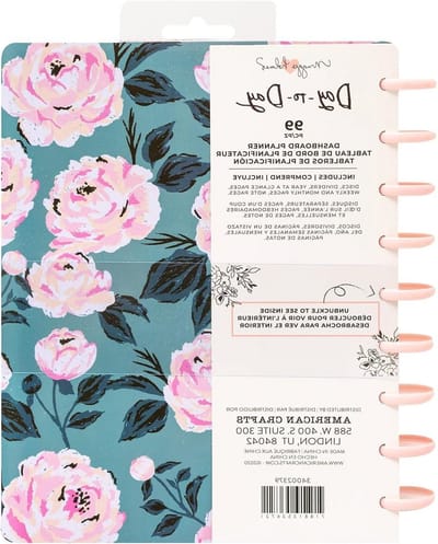 Ongedateerde Planner - Agenda Boek - Dagelijkse Planning - Ambachtelijke Benodigdheden - Niet Gespecificeerd - Blauw & Roze