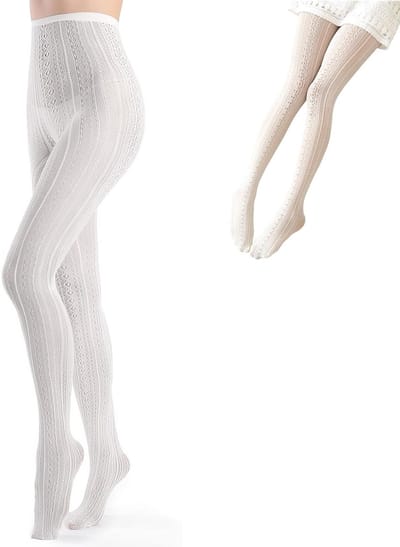 Dailygoods- Panty Kanten Design - Damespanty - Cosplay - Carnaval - Theater - Ademend en Lichtgewicht - Eén Maat 150-170 cm - Kousen