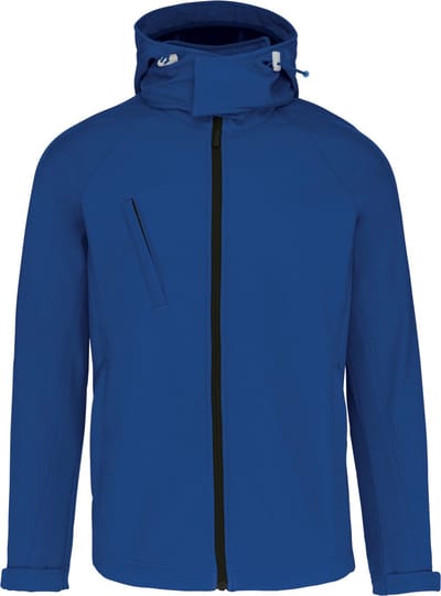 Kariban Heren softshell jas met afneembare capuchon K413 - Dark Royal Blue - M