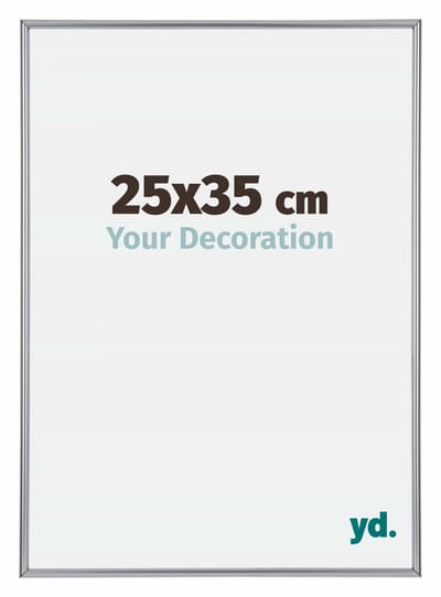 Your Decoration - Puzzellijst 25x35 cm - Zilver Hoogglans - Puzzellijst 500-1000 stukjes - Kunststof Fotolijst - Annecy