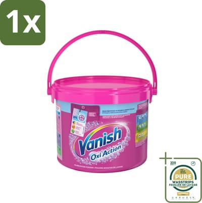 1 x Vanish Oxi Action - Vlekkenverwijderaar - Wasbooster - Gekleurde Was - 2.7 Kg- Vlekkenverwijderaar - Wasbooster - Gekleurde Was - Kleuroverdracht Voorkomen - Geur Neutraliseren