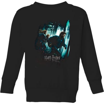 Harry Potter Deathly Hallows Part 1 Kids' Sweatshirt - Black - 98/104 (3-4 jaar)