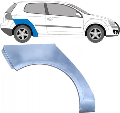 Reparatiepaneel achterspatbord voor Volkswagen Golf 5 2003-2009 / Rechts