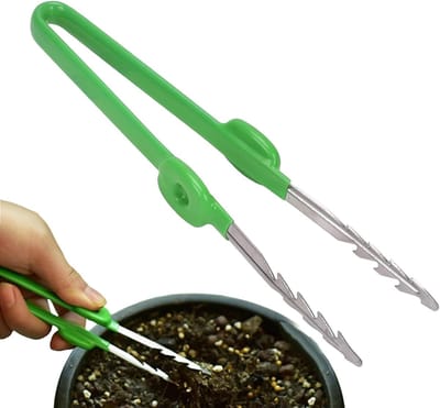 Lange Pincet - Precisie Tang - Tuinieren Hobby - Omgekeerd Tandontwerp - 18.7 cm - Standaard