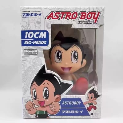Astro Boy Uran Leo Witte Leeuw Klassiek Anime Q Versie Figuur Model Schattig Bureau Decor Verzamelbaar Speelgoed Cadeau gray