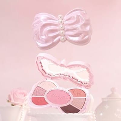 CHEERFLOR - Bowknot Embossed All-in-One Palette - 2 Types CFR1156 Sunset Dunes - 9g