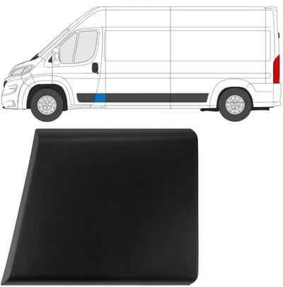 Sierlijst voor stijl voor Fiat Ducato 2018- / Links