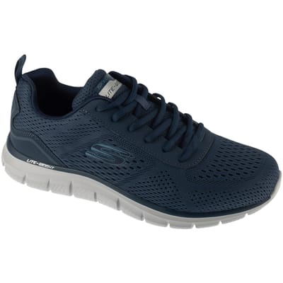 Skechers Track Lusher heren sneakers blauw