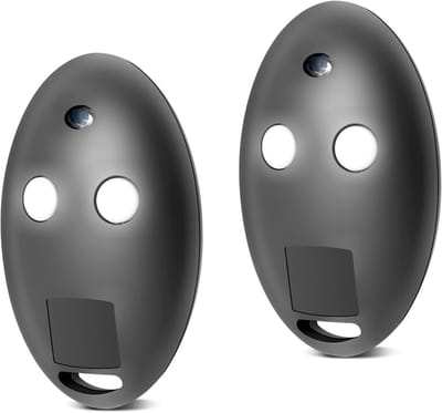 Afstandsbediening poort - Poort opener - Automatische poorten - Rolling code technologie - 2 stuks - Wit