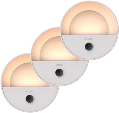 FlinQ Oplaadbare wandlamp 3-pack - Kastverlichting met Bewegingsensor - Keukenverlichting - Nachtlampje - Draadloos