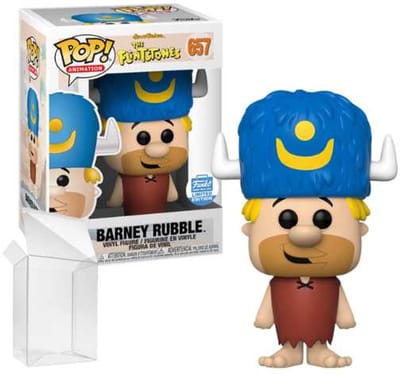 Funko Pop! Animation: The Flintstones - Barney Rubble (Water Buffalo Hat) #657 Funko Exclusive
