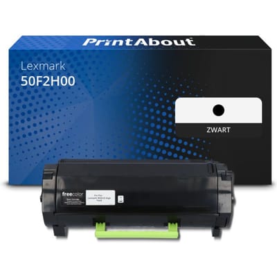 PrintAbout huismerk Toner 50F2H00 (502H) Zwart Hoge capaciteit Geschikt voor Lexmark