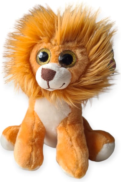 Oranje Pluche Leeuw 30cm. groot